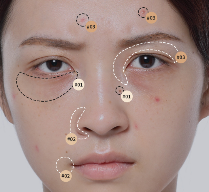 best makeup Super Multi-repair factor concealer (SM4)