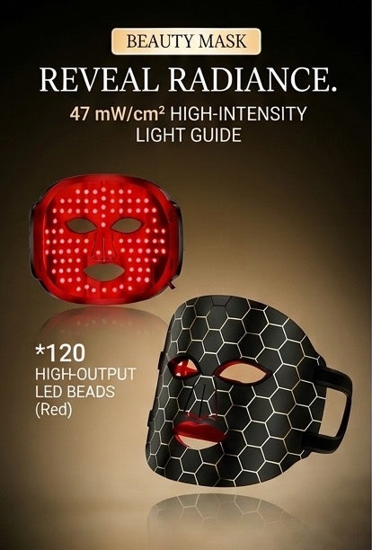 Acne-removing facial mask device  silicone face mask