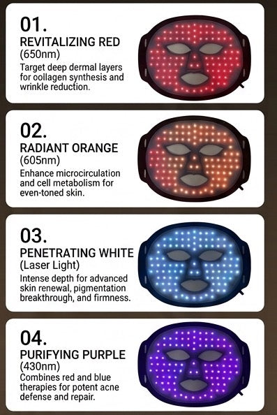 Acne-removing facial mask device  silicone face mask