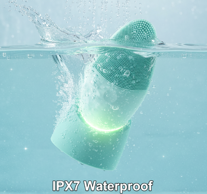 Ultrasonic waterproof silicone pore washing machine