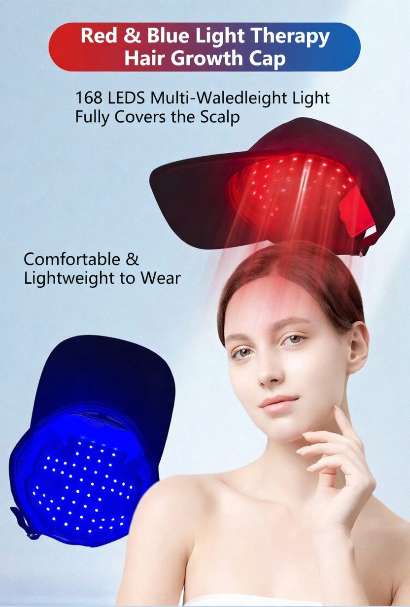Red & Blue Light Therapy Hair Growth Cap
