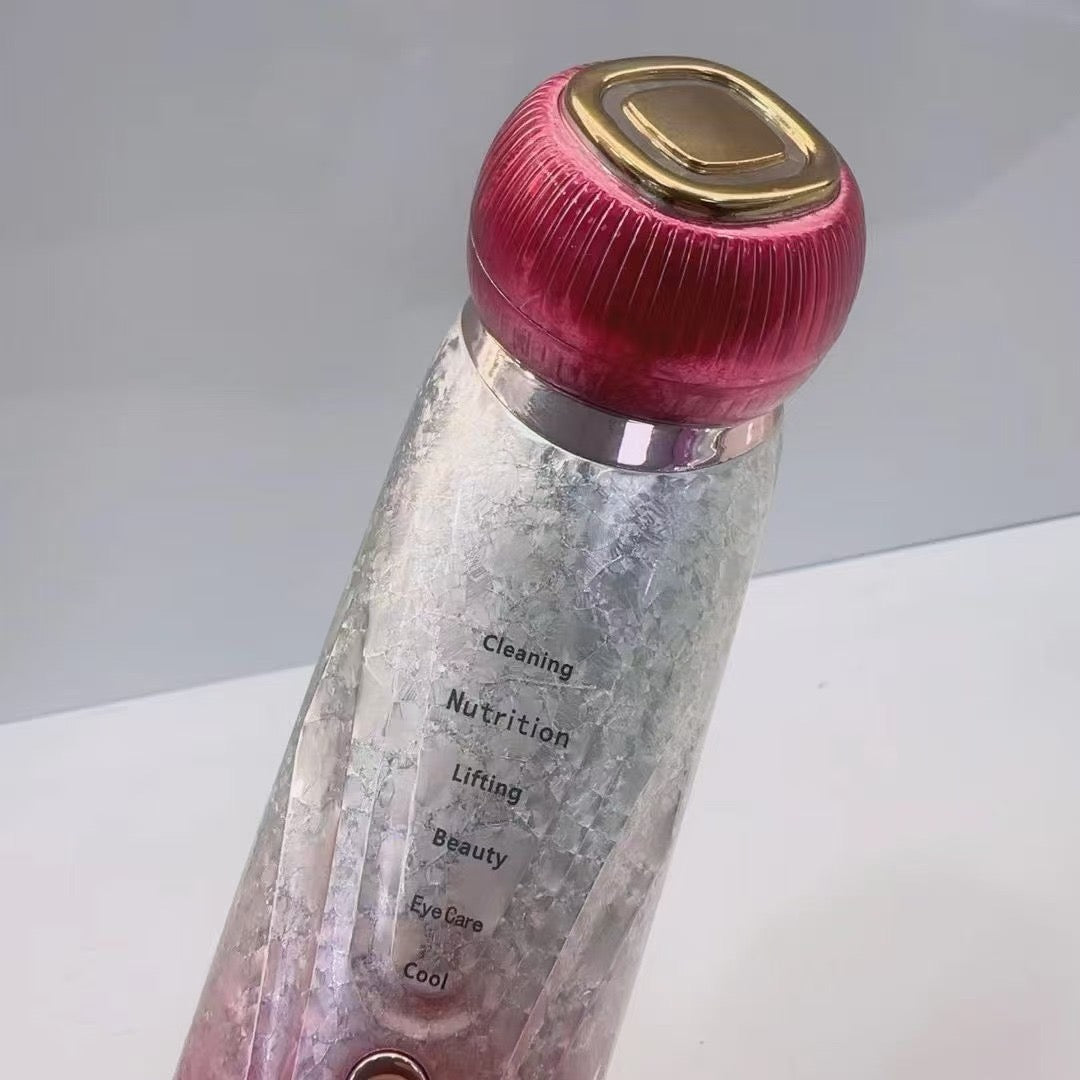 Hot compress and ice compress device facial cleanser