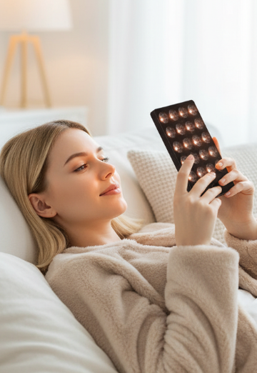 Small LED beauty device