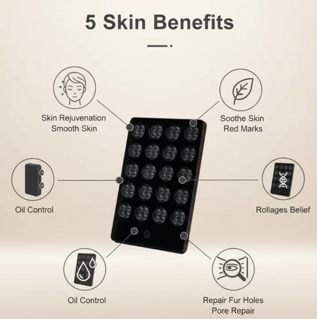 Small LED beauty device